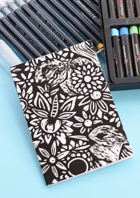 Image 2 of Nature Print A6 Notebook
