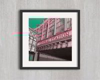 Image 2 of Glasgow Central, Fine Art Print - Teal