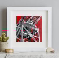 Image 3 of Finneston Crane, Fine Art Print - Red