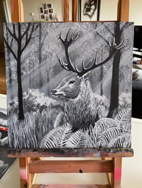 Image 3 of Stag in Moonlit Forest