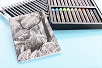 Image 3 of Stag Print A6 Notebook