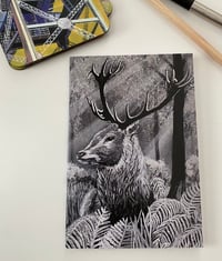 Image 5 of Stag Print A6 Notebook