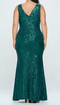 Image 3 of A Night to Remember Sequin Dress-Curve of Sashay