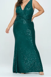 Image 2 of A Night to Remember Sequin Dress-Curve of Sashay