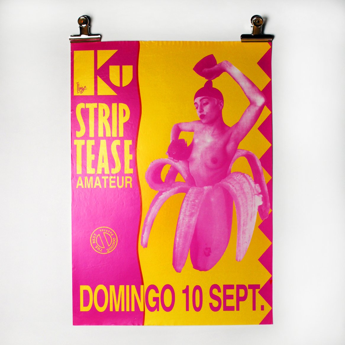 Image of Ku Poster – Striptease Amateur 1989