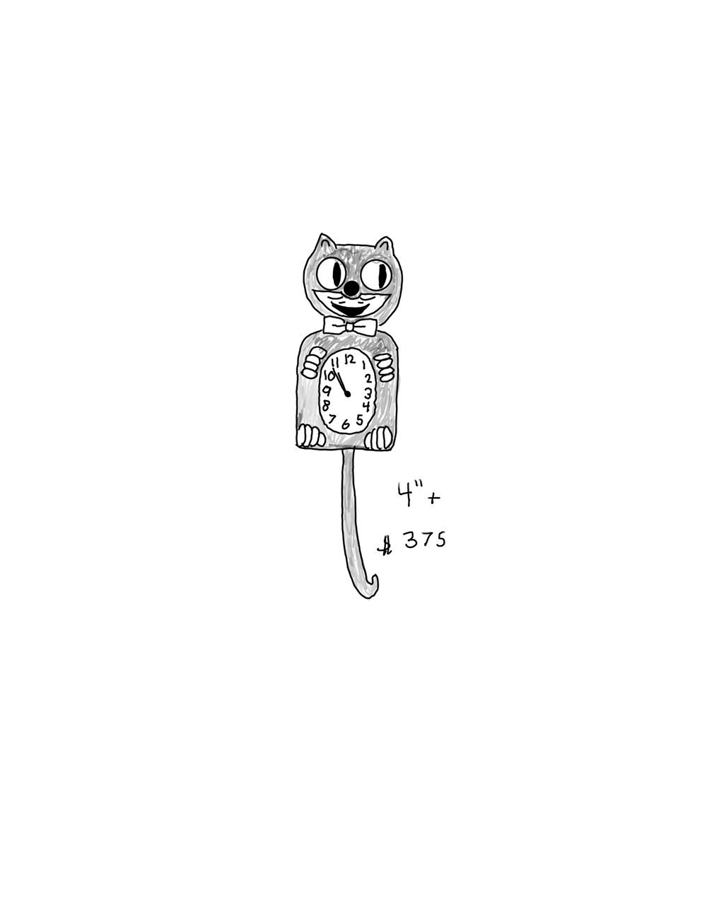 Image of Cat clock