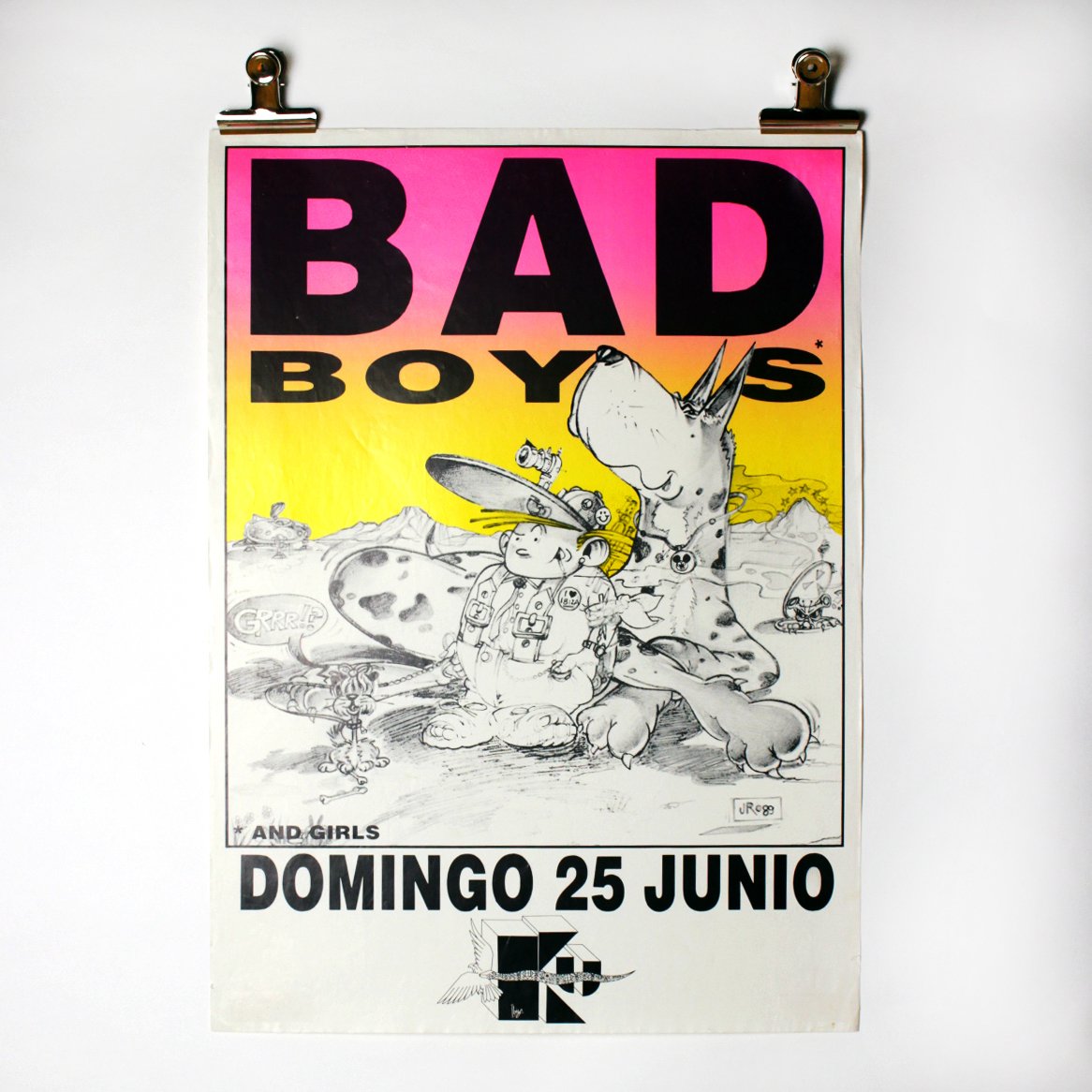 Image of Ku Poster – Bad Boys & Girls 1989 (Yves Uro)
