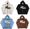 Unisex Y2K ''dty'' Zip Up Hoodie (Streetwear)