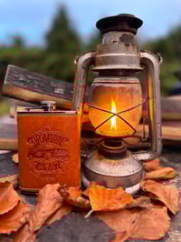 Image 2 of Dragon Claw Hip Flask 