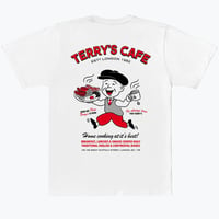 Image 1 of Terry's Cafe Cartoon T-shirt