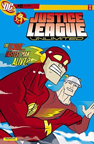 Image of Justice League Unlimited #12- 2005/2006 Flash! Inked Cover art- signed Original. 