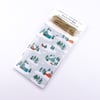 Little Log Cabins in the Snow Gift Tags x 4 by Lomond Paper Co.
