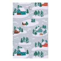 Image 3 of Little Log Cabins in the Snow Gift Tags x 4 by Lomond Paper Co.