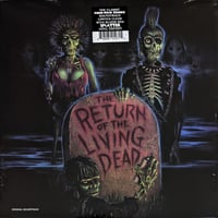 Image 1 of VARIOUS ARTISTS - "Return Of The Living Dead" OST LP (Clear Blood-splattered Vinyl)
