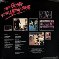 Image 2 of VARIOUS ARTISTS - "Return Of The Living Dead" OST LP (Clear Blood-splattered Vinyl)