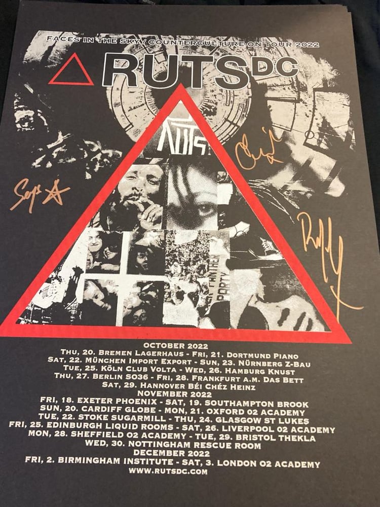 Image of Ruts DC Faces in the Sky / Counterculture? Tour Poster