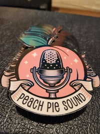 Peach Pie Sound Die-cut Sticker