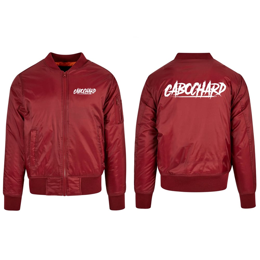 Image of BOMBERS JACKET BURGUNDY - CABOCHARD