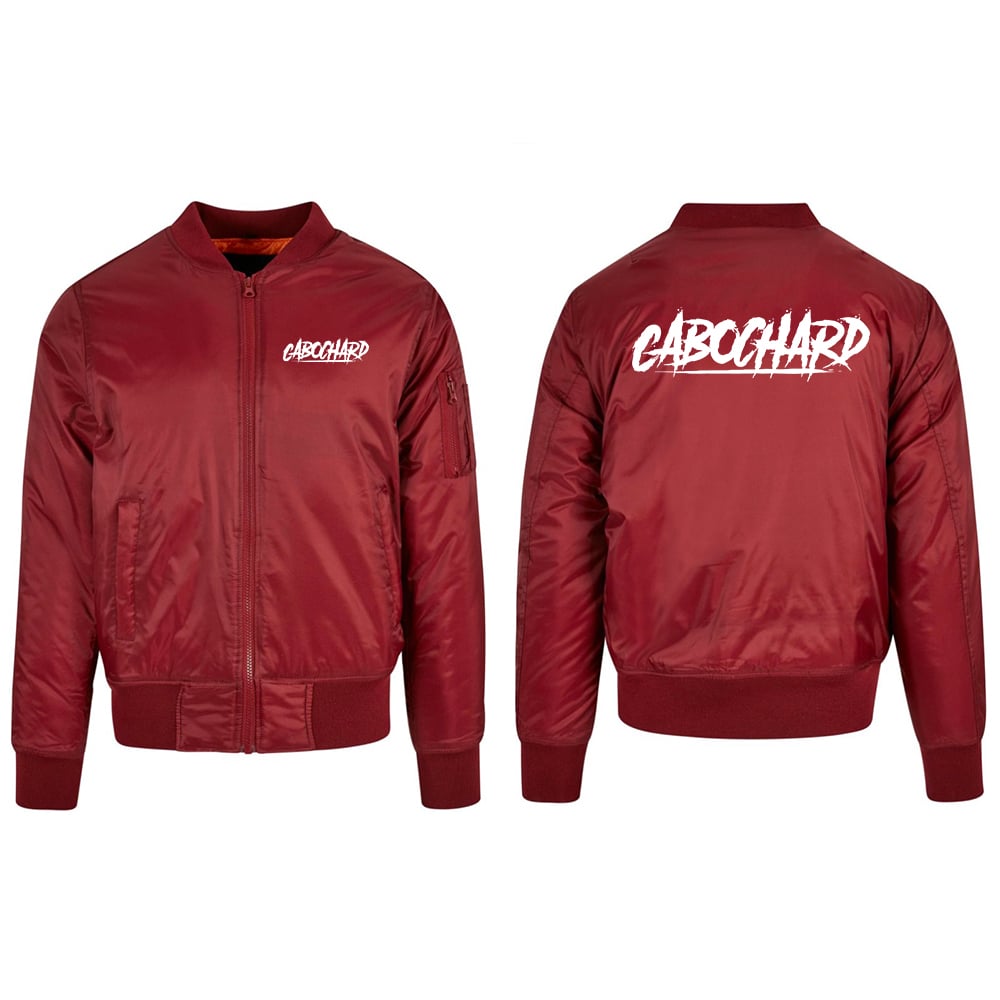 Image of BOMBERS JACKET BURGUNDY - CABOCHARD