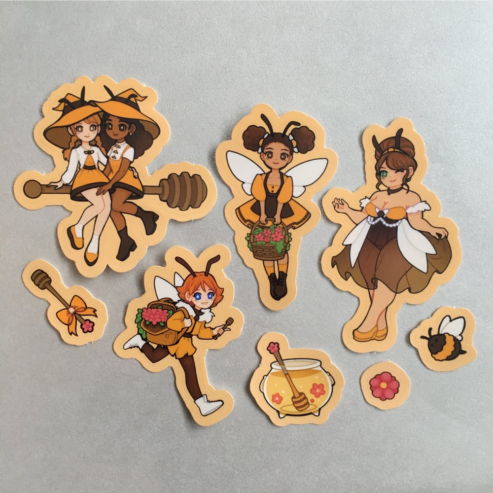 Image of Honey Coven sticker set