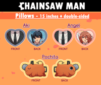 Image 1 of Chainsaw Man Pillows