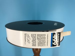 Image of AMPEX 499 2" x 2500' Reel Tape On 10.5" Reel in TapeCare Case One Pass With Leader-Used