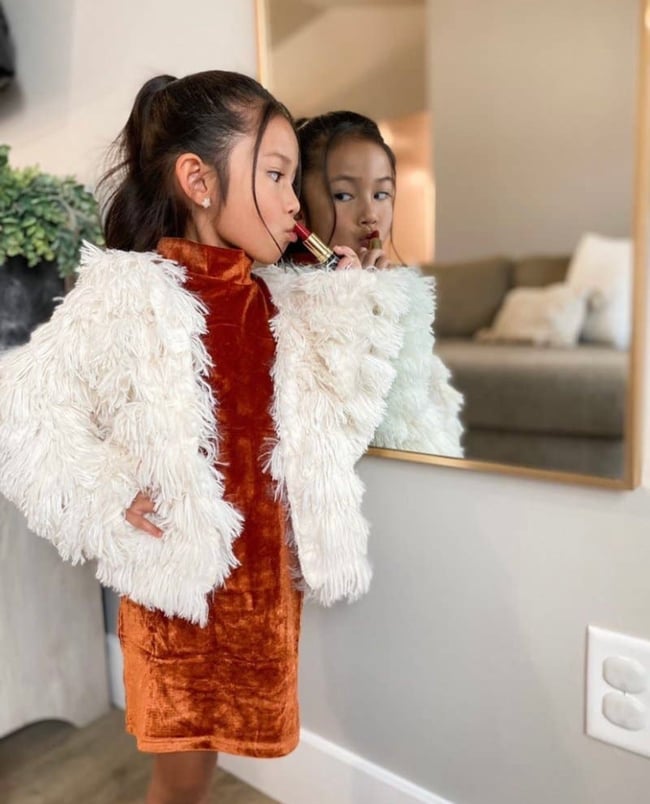 Mommy and me clearance faux fur vest