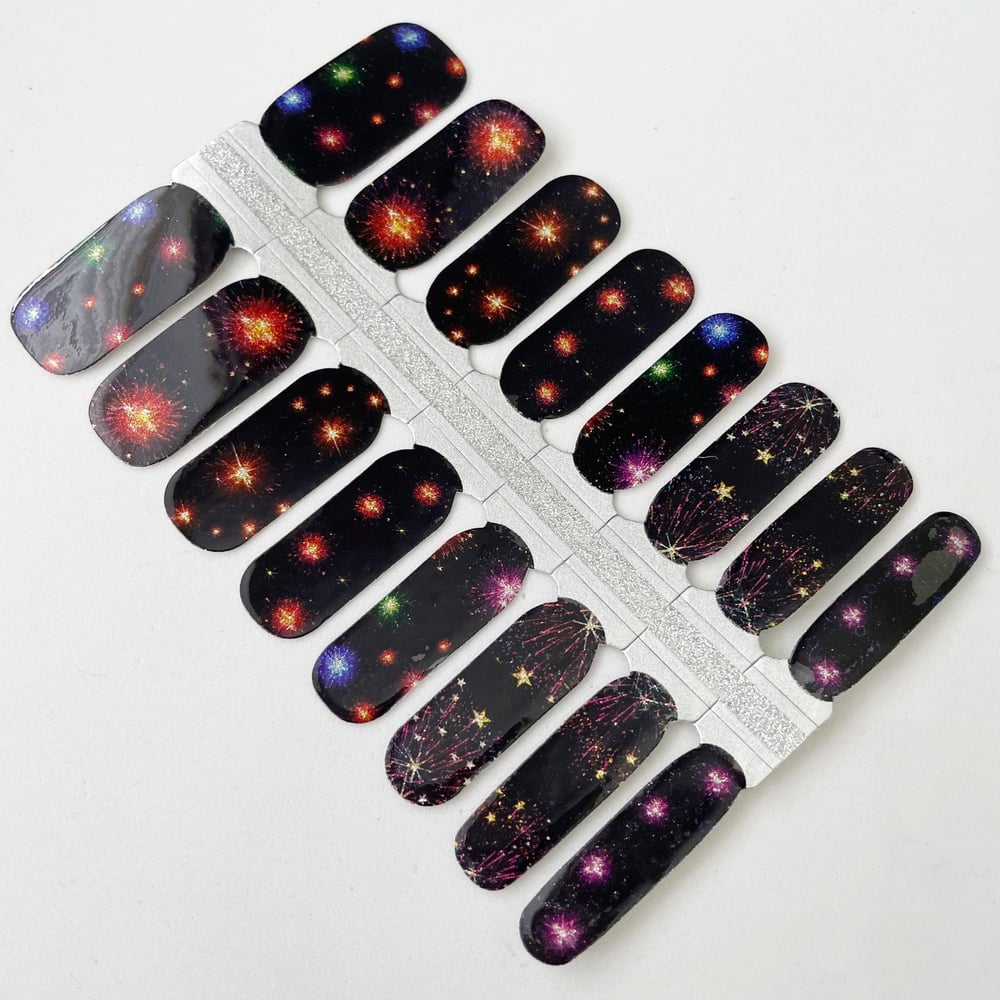 Fireworks Nail Polish Strip