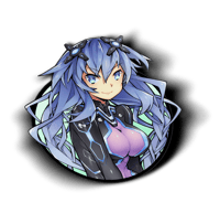 Neptunia NEXT Purple Kisscut Sticker