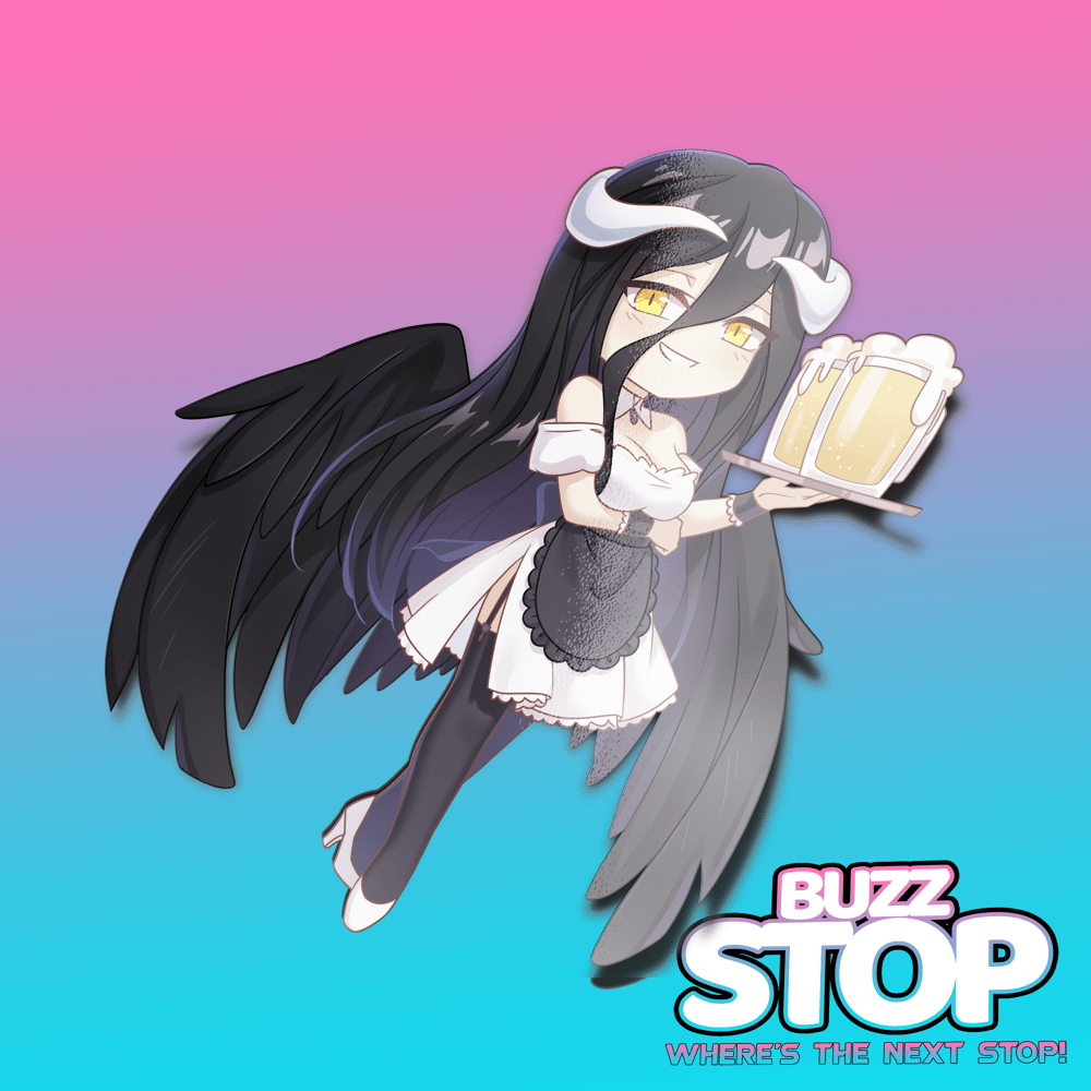 Image of Chibi albedo beer maid