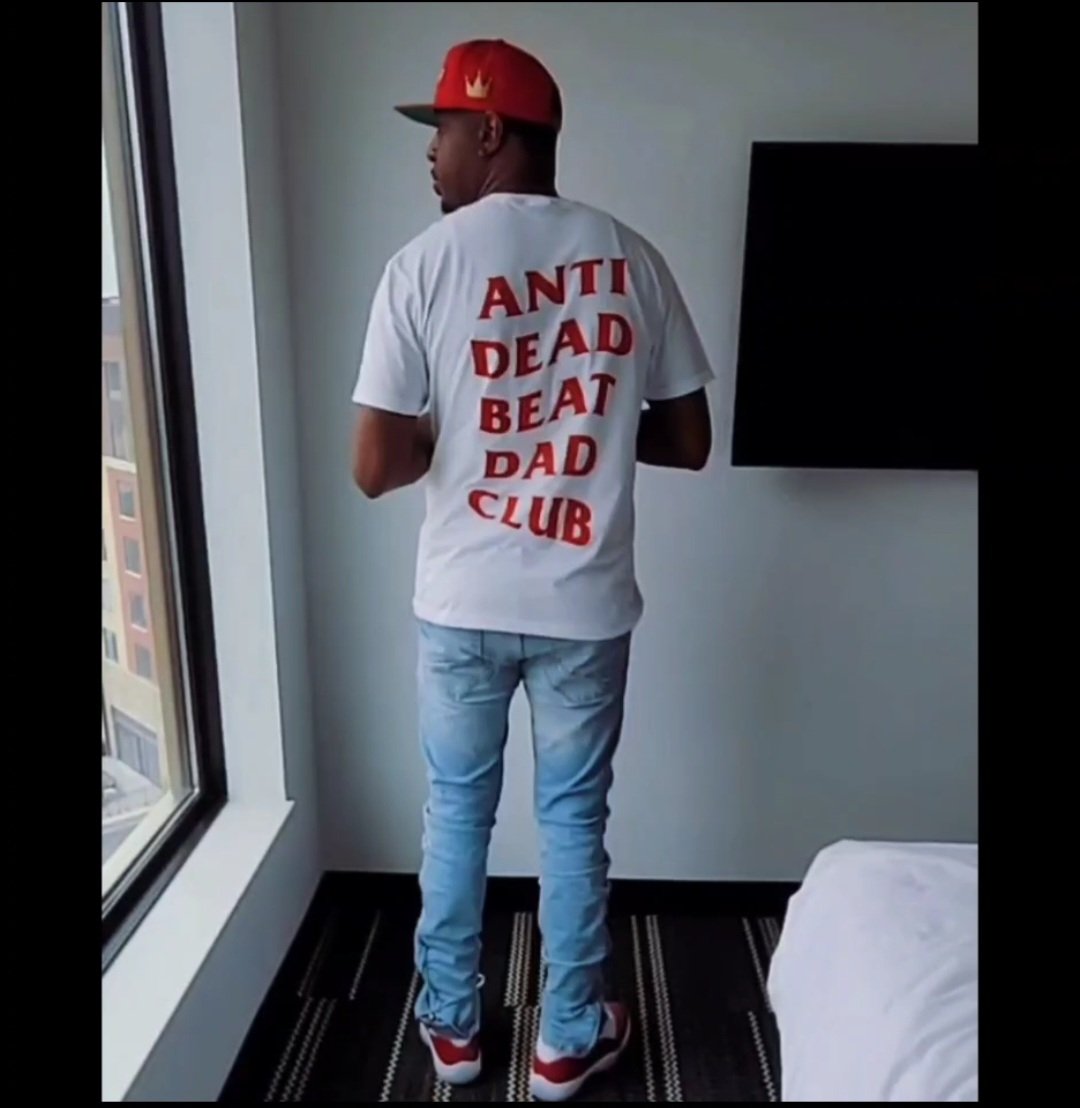 Image of Anti-Dead Beat Dad Club Wht/Red