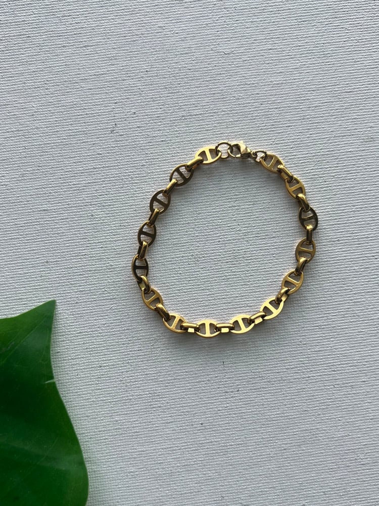 Image of SAY IT ANKLET • Gold Anklet