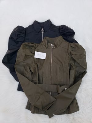 Image of Gaby Faux Leather Jacket 