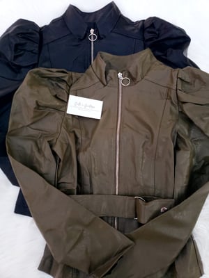 Image of Gaby Faux Leather Jacket 