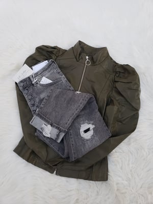 Image of Gaby Faux Leather Jacket 