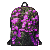 Image 3 of PURPLE FLOWER BACKPACK