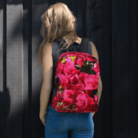 Image 2 of RED FLOWER BACKPACK