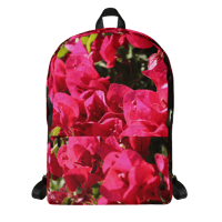 Image 3 of RED FLOWER BACKPACK