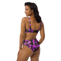 Image 2 of PURPLE FLOWER 2PC BIKINI