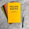 Assorted 4 Pack: Failed Notes notebooks