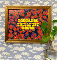 Image 2 of God Bless this Lousy House- 11 x 14 print