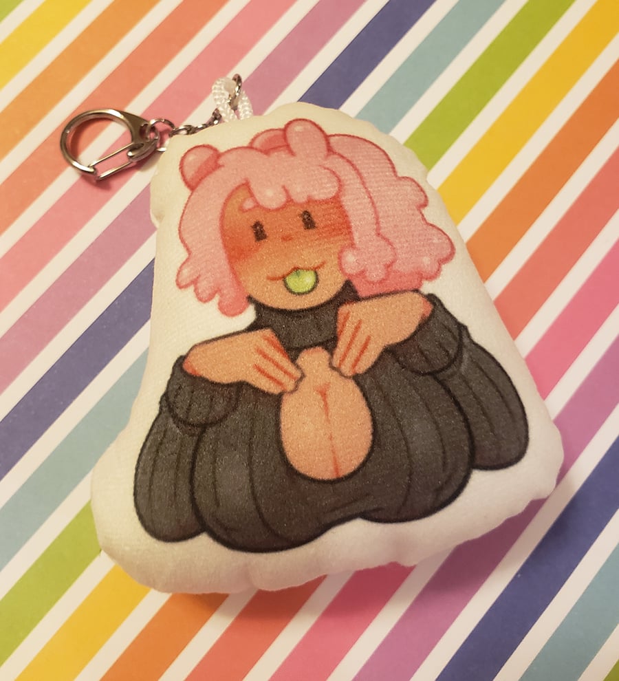 Gummy and The Doctor -- Plush Gummy Keychain