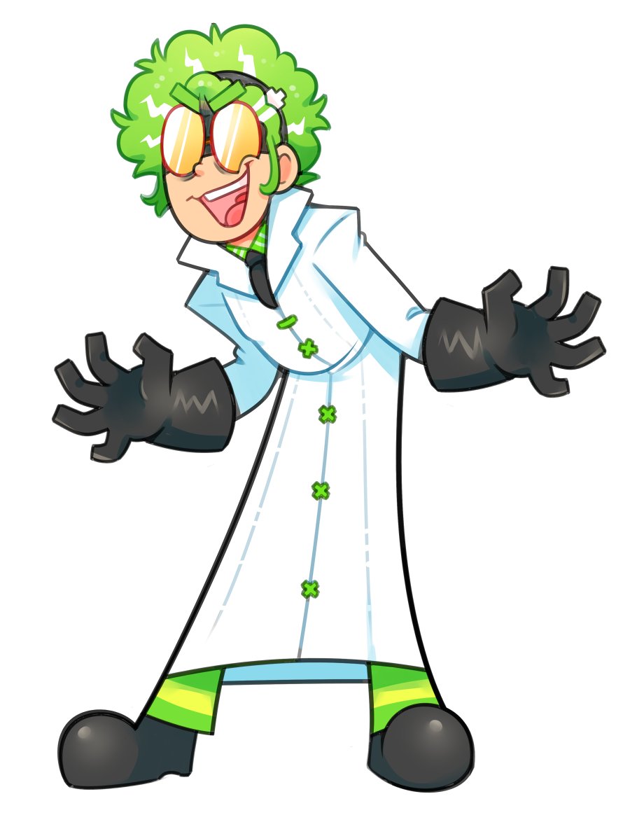 Dr. Edwin Glum Laughing Double Sided Clear Acrylic Charm