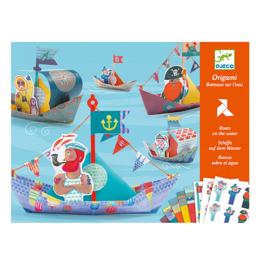 Image of Floating Boats Origami Kit