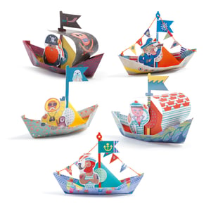 Image of Floating Boats Origami Kit