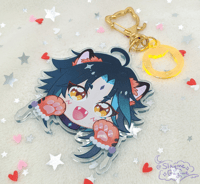 Image 4 of Tora-Mimi Xiao keychain