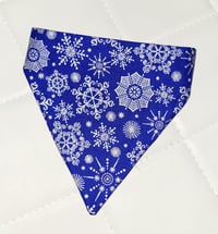 Image 1 of Royal Blue Snowflake bandana ❄️ 