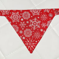 Image 3 of Red Snowflake bandana ❄️ 