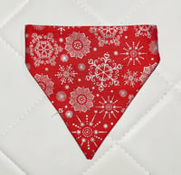 Image 1 of Red Snowflake bandana ❄️ 