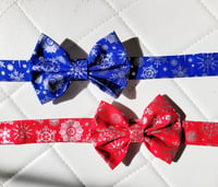 Image 3 of 2 Bowties 🎀 Red and Blue❄️